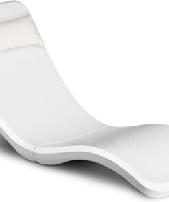 GoSports Coast Modern In Pool Lounge Chair Waterproof Weighted Chaise for Patio or Baja Shelf