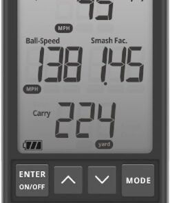 PRGR HS 130-A Portable Golf Launch Monitor Doppler Radar for Club and Ball Speed