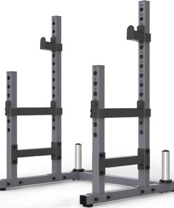 PASYOU Adjustable Power Rack Heavy Duty Squat Rack with Spotters and Dumbbell Storage 1800 lb