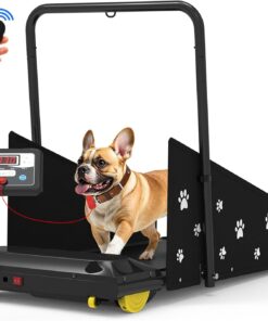 CIIHI C Dog Treadmill for Small Medium Dogs 265lb Capacity with Rotatable Display and Remote