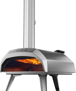 Ooni Karu 12 Multi Fuel Outdoor Pizza Oven 12 in 950F with Pizza Stone Wood and Gas