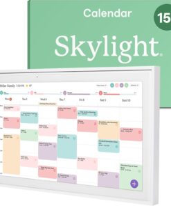 Skylight 15 in Digital Wall Calendar Touchscreen Planner and Chore Chart with Wall Mount