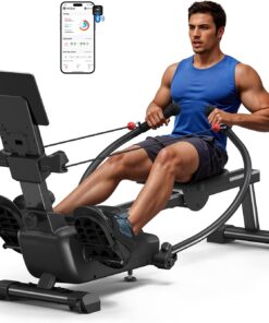 MERACH Magnetic Rowing Machine 16 Level with App and Coaching Courses