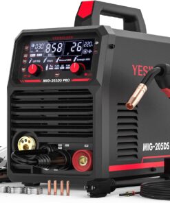 YESWELDER MIG-205DS PRO 200A Dual Voltage MIG Welder 5 in 1 Multiprocess Spool Gun Compatible
