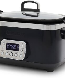 GreenPan Elite 14 in 1 6QT Electric Slow Cooker Ceramic Multi Cooker with Steamer