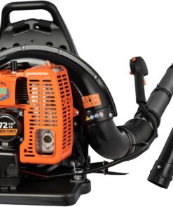PROYAMA 72cc Gas Backpack Leaf Blower 880 CFM 275 MPH with Nozzles and Cruise Control