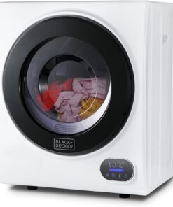 BLACK+DECKER 1.5 Cu Ft Compact Dryer 5.5 lb 850W Vented Electric BCED15