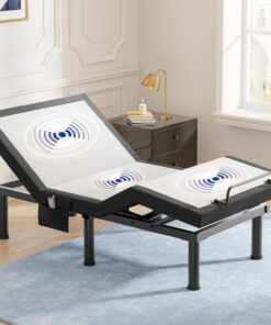 Tami Tami T600 Twin XL Adjustable Bed Frame with Remote Massage Zero Gravity USB and Nightlight