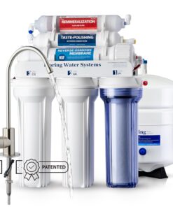 iSpring RCC7AK 6 Stage 75 GPD Reverse Osmosis System with Alkaline Remineralization