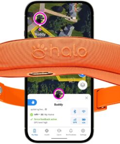 Halo Collar 5 Wireless Dog Fence and GPS Dog Collar with App Boundaries and Real Time Tracking
